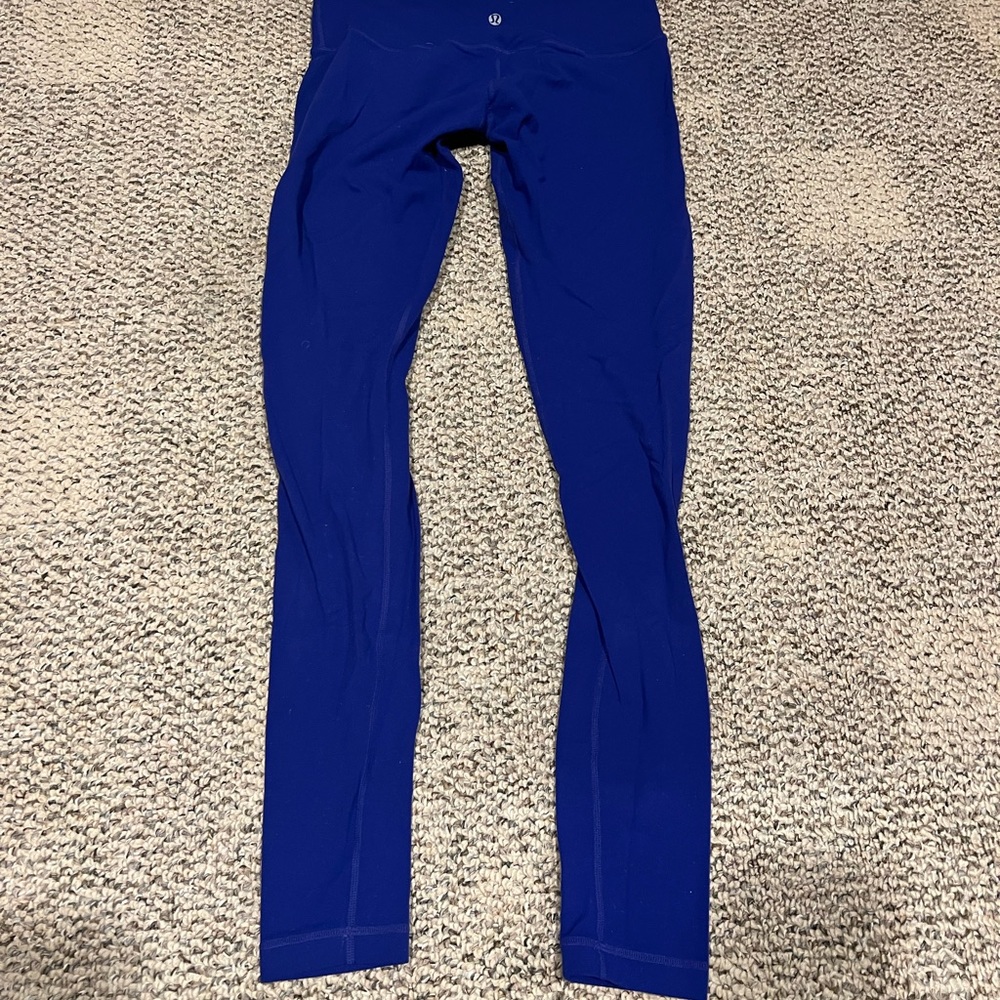 Blue Lululemon Leggings